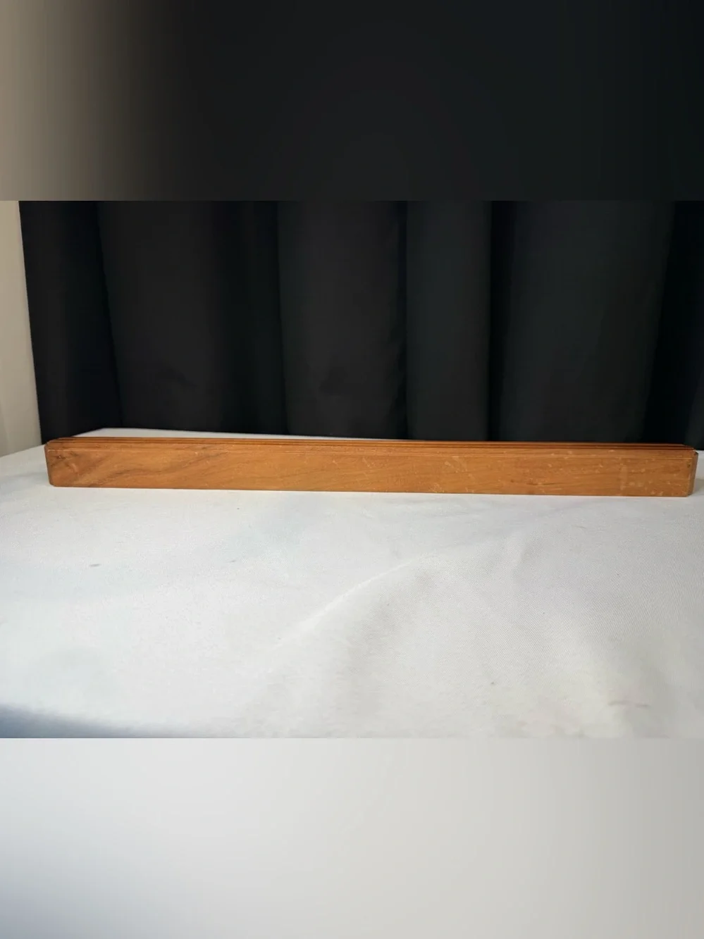 Hearth & Hand Wood Card Display Shelf- Natural Brown